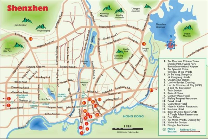 რუკა Shenzhen სავაჭრო