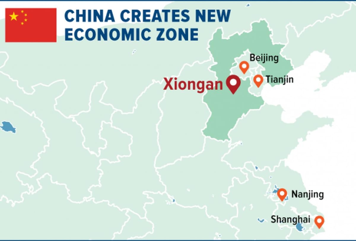 რუკა Shenzhen, განსაკუთრებული ეკონომიკური ზონა