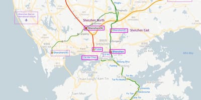 Szx აეროპორტის რუკა