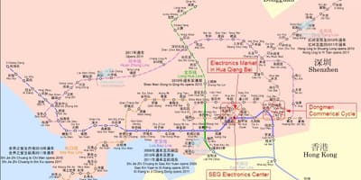 რუკა Shenzhen ტექნიკის ბაზარზე