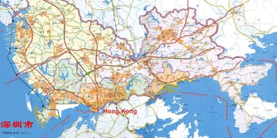 რუკა Shenzhen ems ჩინეთი